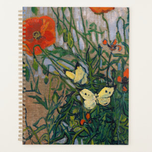 Vincent van Gogh - Schmetterlinge und Mohn Planer
