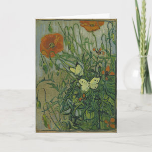 Vincent van Gogh - Schmetterlinge und Pfoten Karte