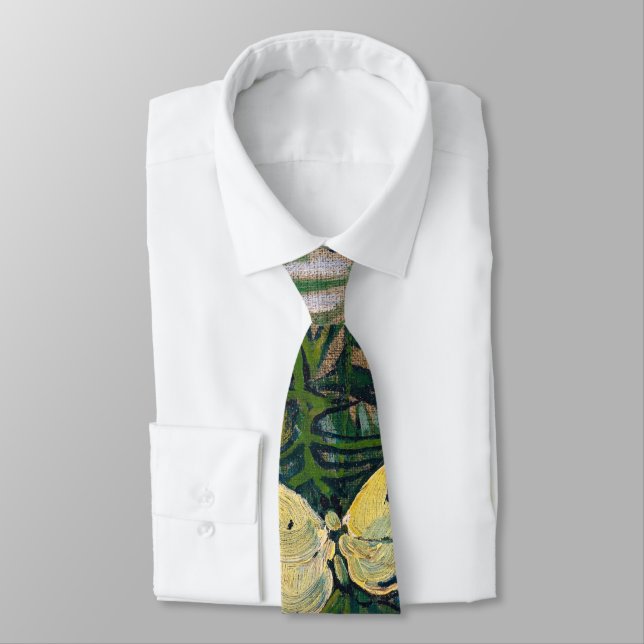 Vincent van Gogh - Schmetterlinge und Pfoten Krawatte (Gebunden)