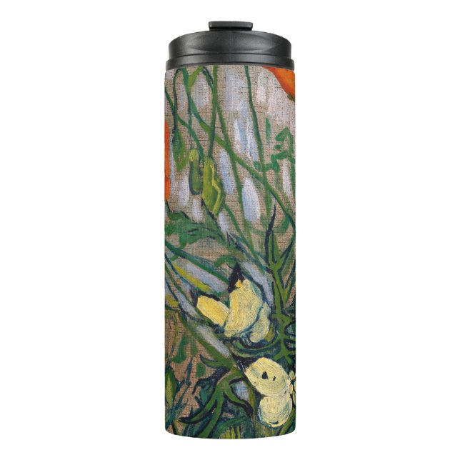 Vincent van Gogh - Schmetterlinge und Pfoten Thermosbecher (Vorderseite)
