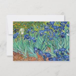 Vincent Van Gogh - Schwertlilien Dankeskarte