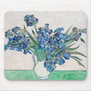 Vincent Van Gogh. Schwertlilien. Floraler Impressi Mousepad