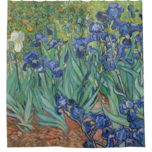 Vincent van Gogh Schwertlilien GalerieHD Fine Art Duschvorhang
