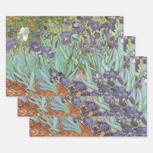 Vincent van Gogh - Schwertlilien Geschenkpapier Set