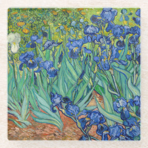 Vincent Van Gogh - Schwertlilien Glasuntersetzer
