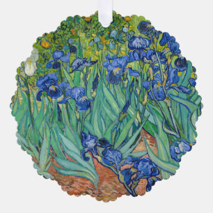 Vincent Van Gogh - Schwertlilien Ornament Karte