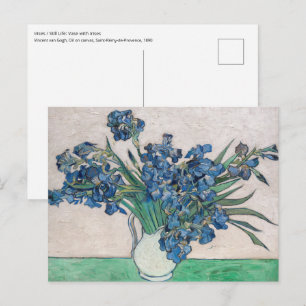 Vincent van Gogh - Schwertlilien Postkarte