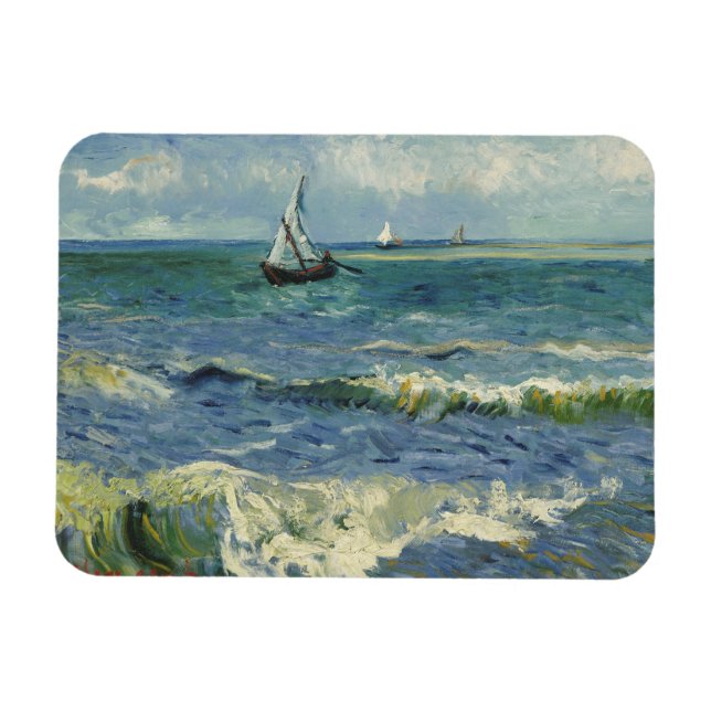 Vincent van Gogh - Seascape bei Les Saintes Magnet (Horizontal)