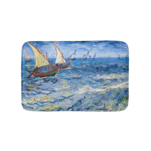 Vincent van Gogh - Seascape bei Saintes-Maries Badematte (Vorderseite)
