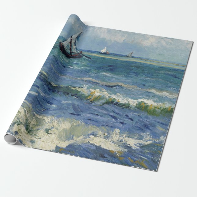 Vincent Van Gogh - Seascape bei Saintes-Maries Geschenkpapier (Ungerollt)