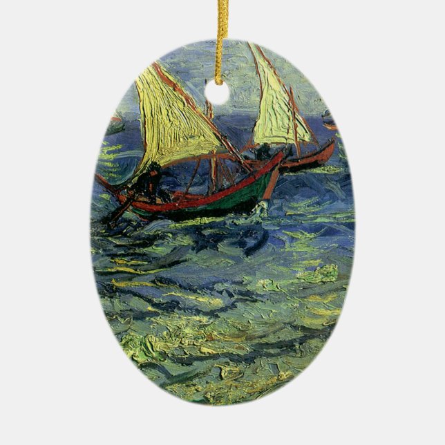 Vincent van Gogh - Seascape bei Saintes Maries Keramikornament (Vorne)