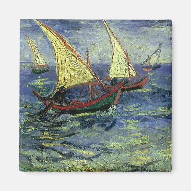 Vincent van Gogh - Seascape bei Saintes Maries Magnet (Vorne)