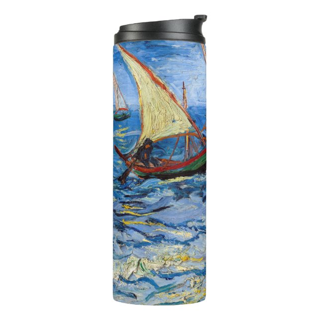 Vincent van Gogh - Seascape bei Saintes-Maries Thermosbecher (Nach links gedreht)