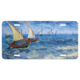 Vincent van Gogh - Seascape bei Saintes-Maries US Nummernschild