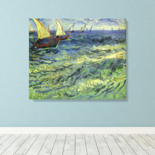 Vincent van Gogh - Seestück bei Saintes Maries Leinwanddruck