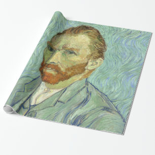 Vincent Van Gogh selbst Portrait Fine Art Malerei Geschenkpapier