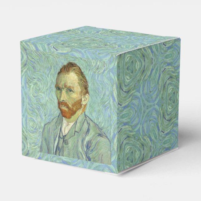 Vincent Van Gogh selbst Portrait Fine Art Malerei Geschenkschachtel (Rückseite)