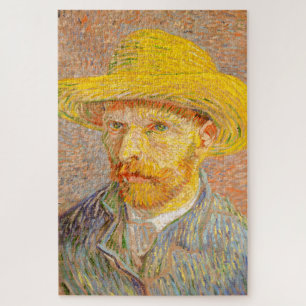 Vincent Van Gogh selbst Portrait mit Strohhut Art