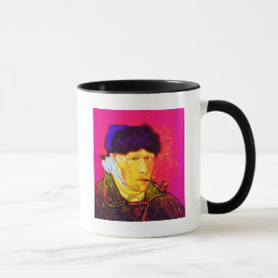 Vincent Van Gogh - Selbstportrait Bandage Pop Art Tasse