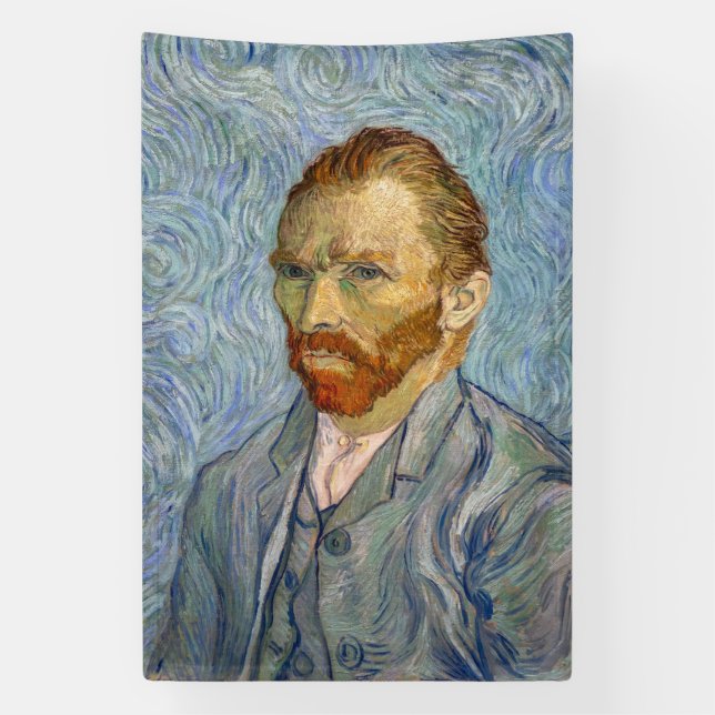 Vincent Van Gogh - Selbstportrait Banner (Vertikal)