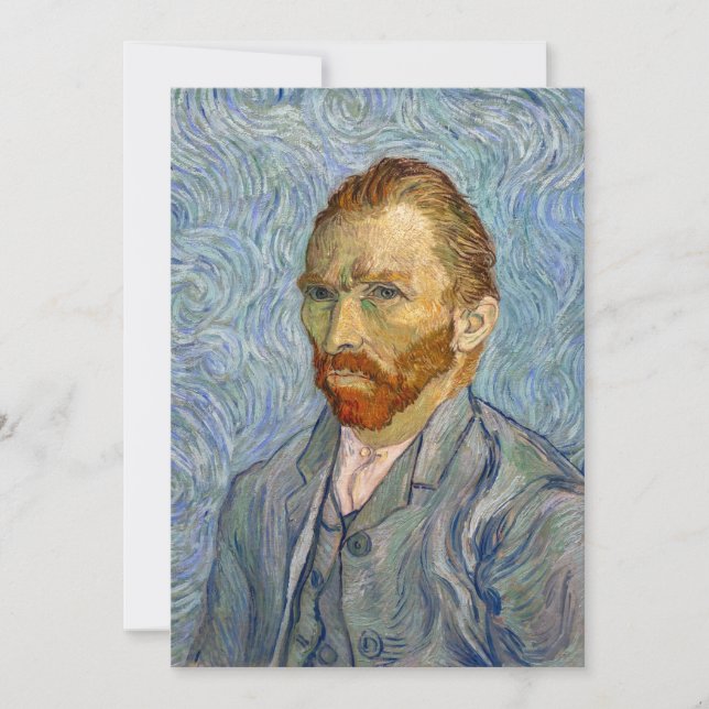 Vincent Van Gogh - Selbstportrait Dankeskarte (Vorderseite)