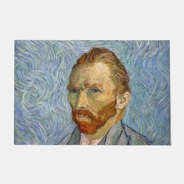 Vincent Van Gogh - Selbstportrait Fußmatte (Vorderseite)
