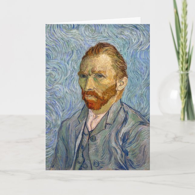 Vincent Van Gogh - Selbstportrait Karte (Vorderseite)