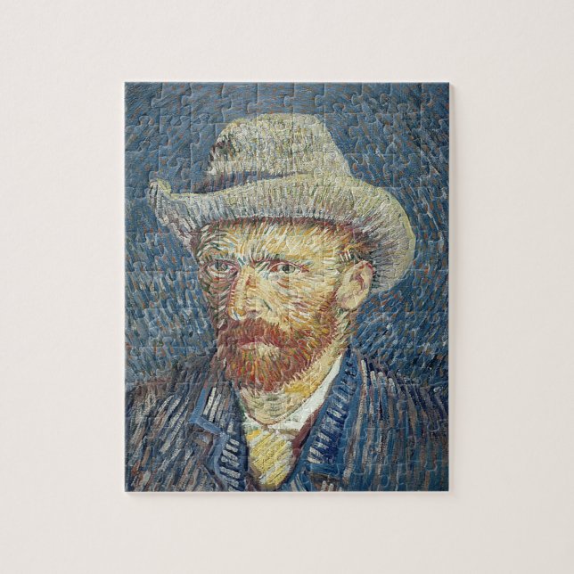 Vincent van Gogh | Selbstportrait mit Filzhut (Vertikal)