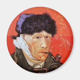 Vincent Van Gogh - Selbstportrait mit verbanntem O Magnet