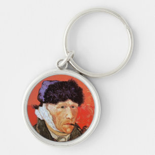 Vincent Van Gogh - Selbstportrait mit verbanntem O Schlüsselanhänger