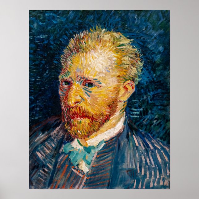 Vincent Van Gogh - Selbstportrait Poster (Vorne)