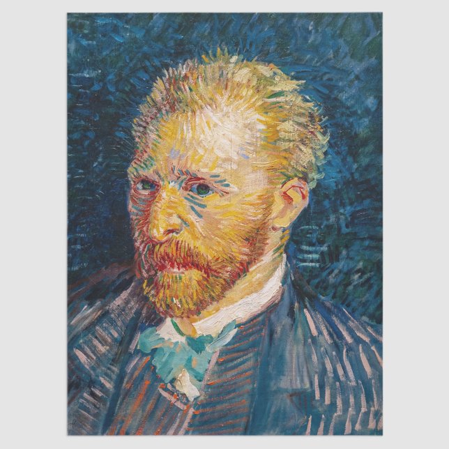 Vincent Van Gogh - Selbstportrait Seidenpapier (Von Creator hochgeladen)
