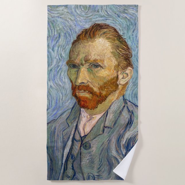 Vincent Van Gogh - Selbstportrait Strandtuch (Vorderseite)
