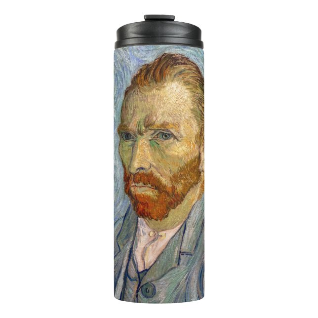 Vincent Van Gogh - Selbstportrait Thermosbecher (Vorderseite)