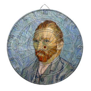 Vincent Van Gogh - Selbstporträt Dartscheibe