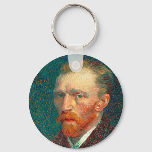 Vincent Van Gogh Selbstporträt mit Anzug Fine Art Schlüsselanhänger
