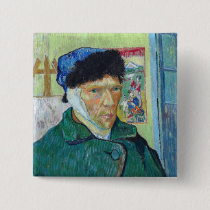 Vincent van Gogh - Selbstporträt mit bandagiertem Button