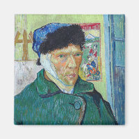 Vincent van Gogh - Selbstporträt mit bandagiertem 