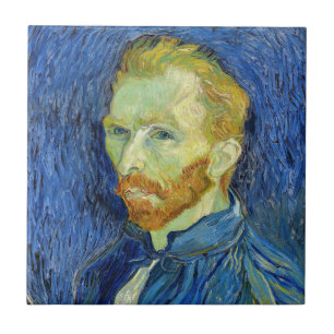 Vincent van Gogh - Selbstporträt mit Palette Fliese