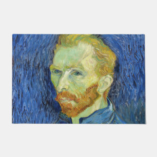 Vincent van Gogh - Selbstporträt mit Palette Fußmatte
