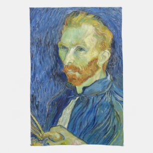 Vincent van Gogh - Selbstporträt mit Palette Geschirrtuch