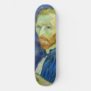 Vincent van Gogh - Selbstporträt mit Palette Skateboard