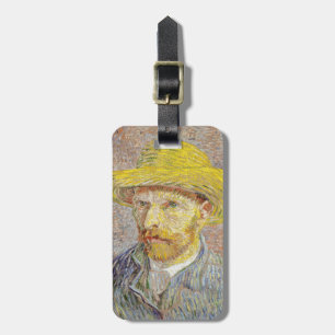 Vincent van Gogh - Selbstporträt mit Strohhut Gepäckanhänger