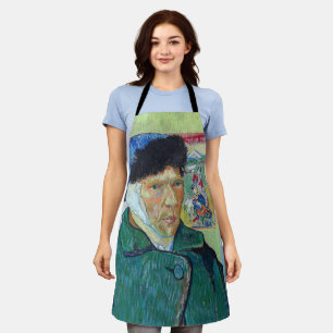 Vincent van Gogh - Selbstporträt mit verborgenem O Schürze