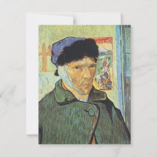 Vincent van Gogh - Selbstporträt mit verbundenem O