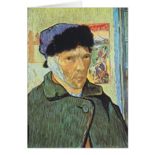 Vincent van Gogh - Selbstporträt mit verbundenem O