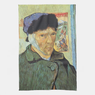 Vincent van Gogh - Selbstporträt mit verbundenem O Geschirrtuch