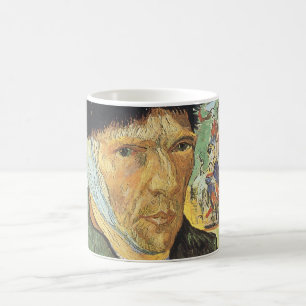 Vincent van Gogh - Selbstporträt mit verbundenem O Kaffeetasse