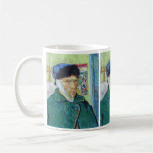 Vincent van Gogh - Selbstporträt mit verbundenem O Kaffeetasse