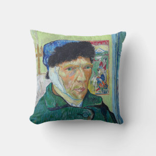 Vincent van Gogh - Selbstporträt mit verbundenem O Kissen